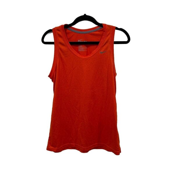 Women’s Nike‎ Drifit Regular Size Large L Orange Tank Top - Picture 1 of 5